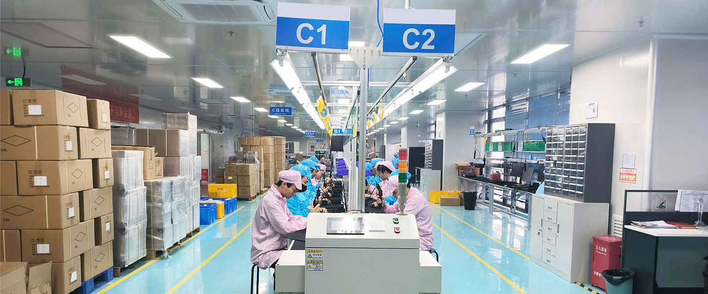 Shenzhen Xin Saike Technology Co.,Ltd. productielijn van de fabrikant