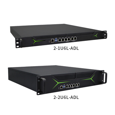 6.11 kg Rackmount Network Firewall Vpn Doorvoer Aluminiumlegering