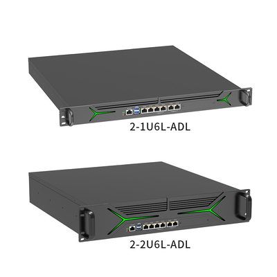 6 Intel 1000m Ports 2u Rack Mounted Devices Toepassing voor Database