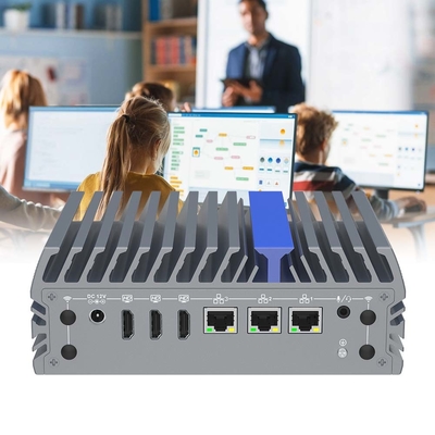 Intelligent Warehouse Fanless Linux PC 12e generatie I3 I5 I7 Ddr5 Mini PC's