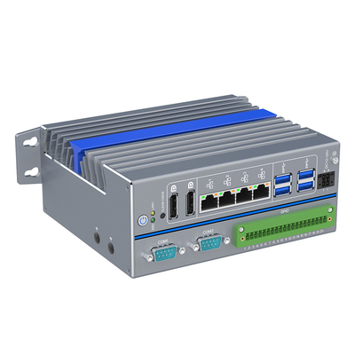 I5 12e generatie ventilatorloze robuuste mini pc DDR5 2DP micro pc voor intelligente fabriek