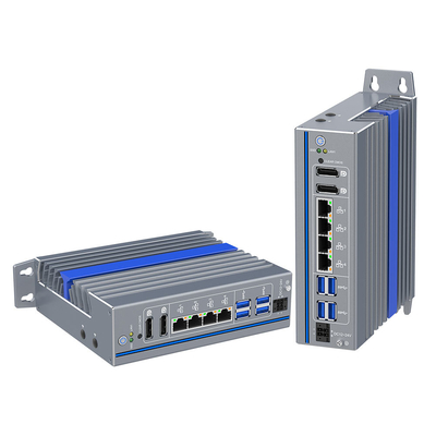 4.7 GHz Small Fanless Box PC met Alder Lake I7 4 Intel Ethernet Wi-Fi
