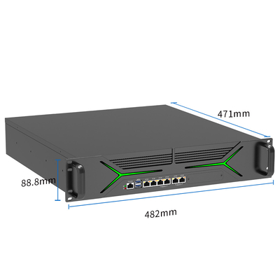 2U Rack Mount Application Server 4 Optische poort voor het moderniseren van het datacenter