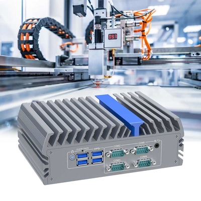 Intel J6412 CPU Mini PC VGA HD Dual Display Dual Lan Fanless PC Met 4 COM Automation