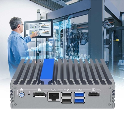 Fanless Mini PC N100 12e generatie Alder Lake CPU 4 Lan Firewall Computer