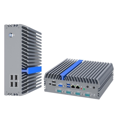 Robuuste industriële pc Dual Gigabit LAN Embedded PC met tot 64 GB geheugen