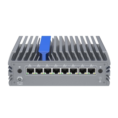 14e generatie Ultra 7 155U Network Security 8 LAN Firewall Appliance en optioneel 9-36V Breedspanningsmodule