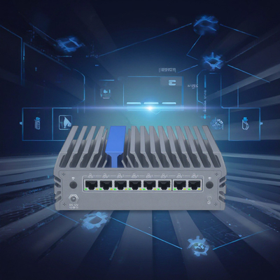Barebone Fanless Mini PC Firewall Ultra 7 155U Intel Graphics Display Chip 4.3 GHz Max Turbo Ervaar het verschil