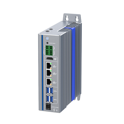 Boek Type Industrial PC 12e generatie Intel Alder Lake-N N100 Mini PC met 3 Intel Ethernet