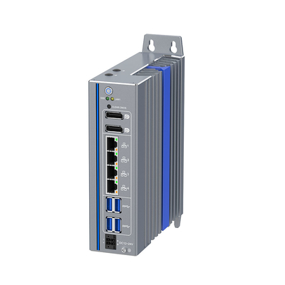 12e generatie I5 Mini PC 4 poort Ethernet Ondersteuning WiFi CAN GPIO COM Din Rail Computer