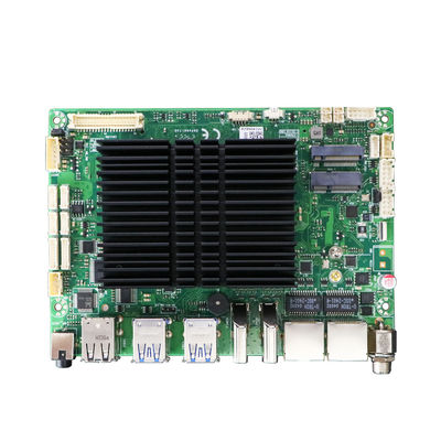 J6412 Fanless Motherboard Factory, 3,5 inch Motherboard PC Compatibiliteit met 6 X RS232 COM