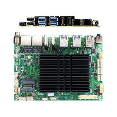 2 LAN 3,5 inch Fanless Motherboard PC met Intel Celeron J6412 2 USB3.0 en 6 RS232 COM