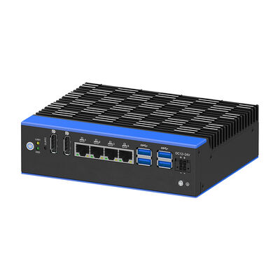 Ultra Slim Mini PC Intel Core i7 1255U 4x Gigabit LAN Dual 8K DP 6x USB3.0 Compact Chassis