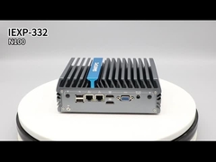 IEXP-332 N100 Mini Pc 2 Ethernet-poorten Mini Pc 2 Lan 4 COM RS232 RS485
